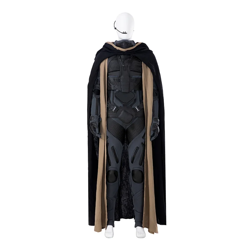 Paul Atreides Cosplay Costume Uniform  Men's  Stillsuit Armor Suit with Cape Halloween Party Outfits