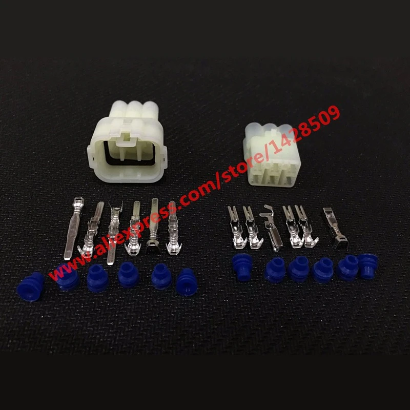 1 Pcs Sumitomo 6 Pin HM 090 Female And Male Motorcycle Connector 6189-6171 6180-6181 Electrical Connector