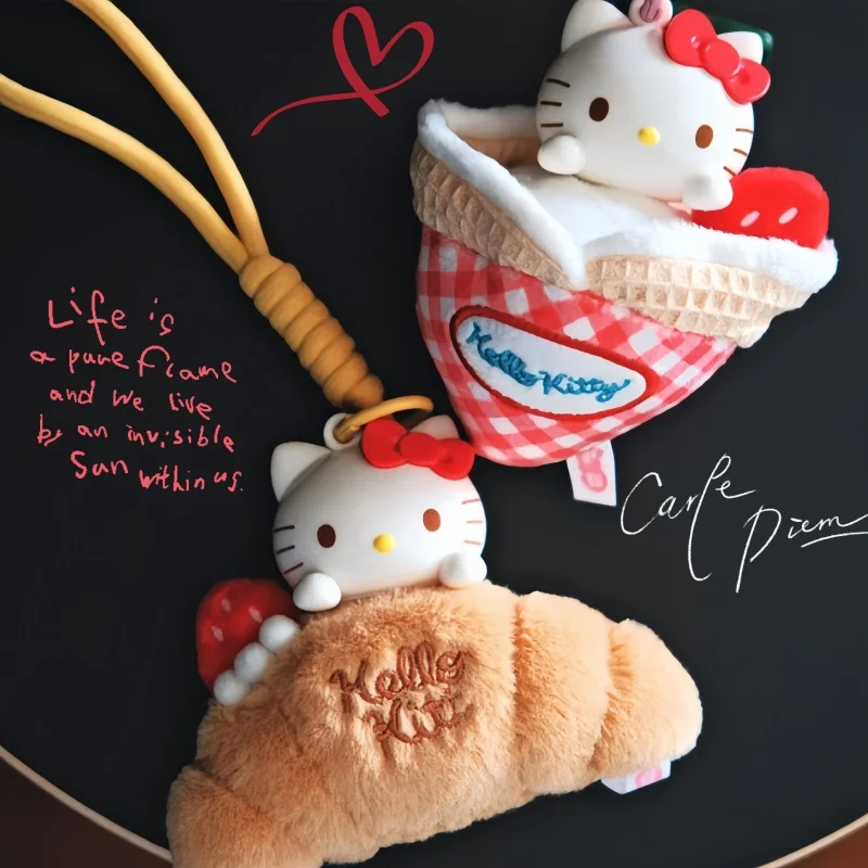 

New Genuine Sanrio Hellokitty Afternoon Tea Blind Box Car Aromatherapy Pendant Trendy Play Birthday Gift Girl Collection Toy