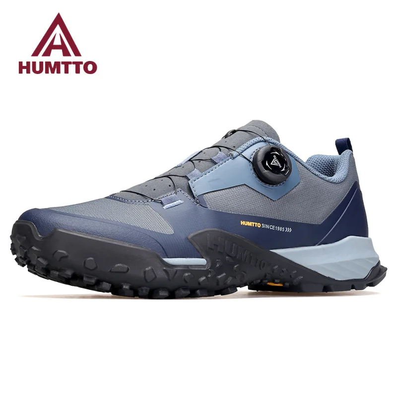 HUMTTO Breathable Trekking Men\'s Sports Shoes Luxury Designer Safety Work Sneakers for Men New Outdoor Climbing Hiking Boots Man