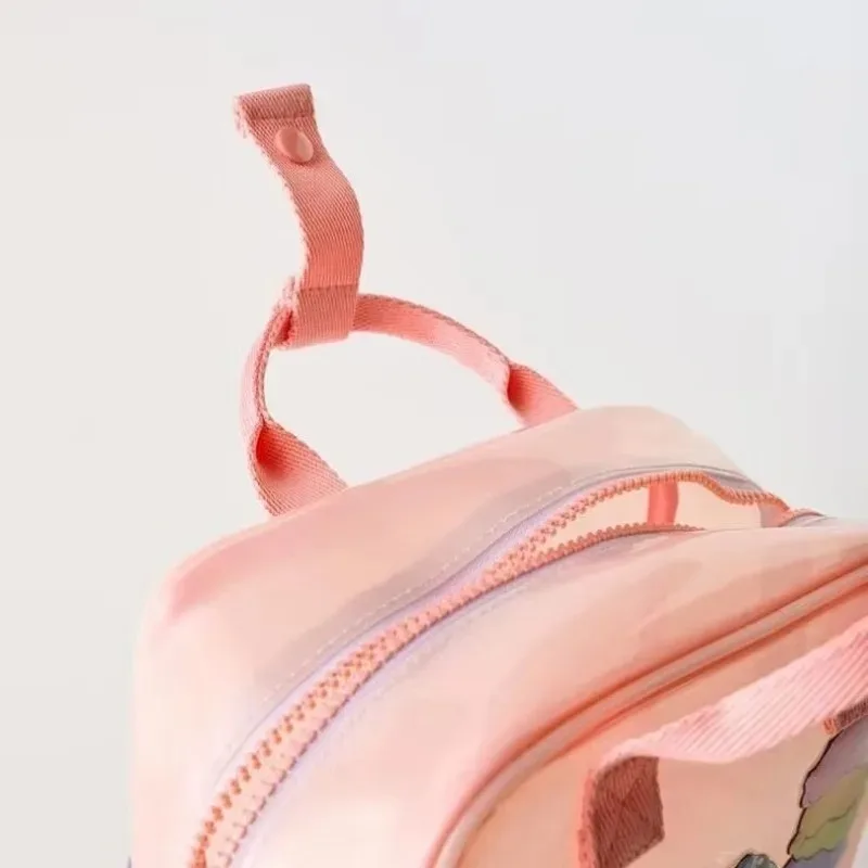 Disney Stitch 2025 Nieuwe zomer Jelly oranje Leuke en modieuze kinderrugzak Mini-rugzak voor jongens en meisjes