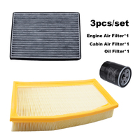 3pcs Filter Set For DFM Joyear X5 1.5T SX6 X6 Donfeng Forthing T5 2018 2019 4A91T Engine Cabin AC Air Oil Filter Kit Spare Parts