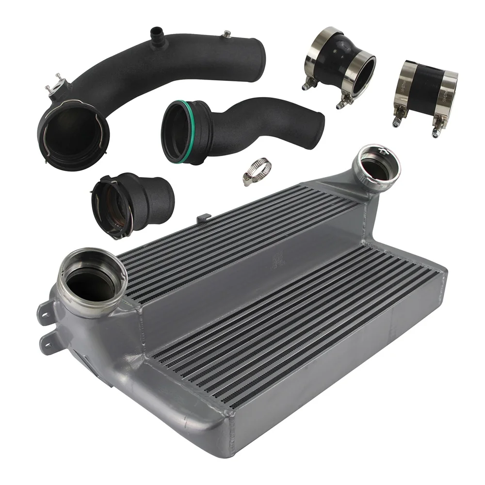 Intercooler Kit + Charge Boost Pipe Turbo For BMW X5 F15 E70 X6 F16 E71 35i 40e