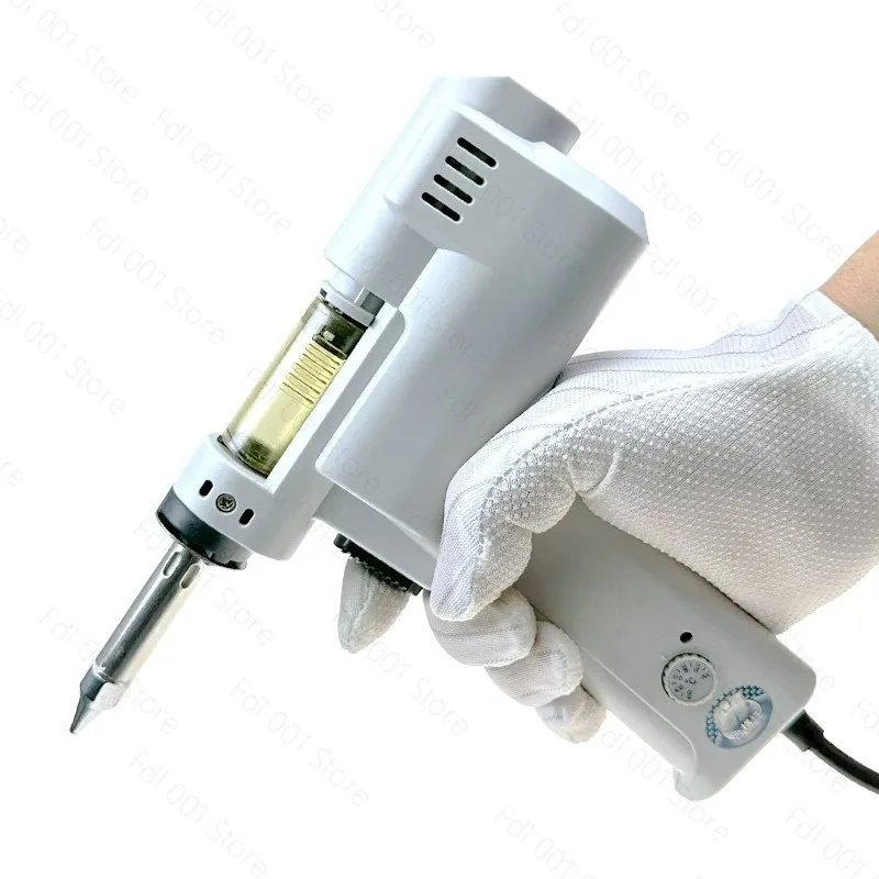 Double-pump Electric Desoldering Gun 100W Electric Vacuum Solder Sucker Lead-free Solder Powerful Tin Gun