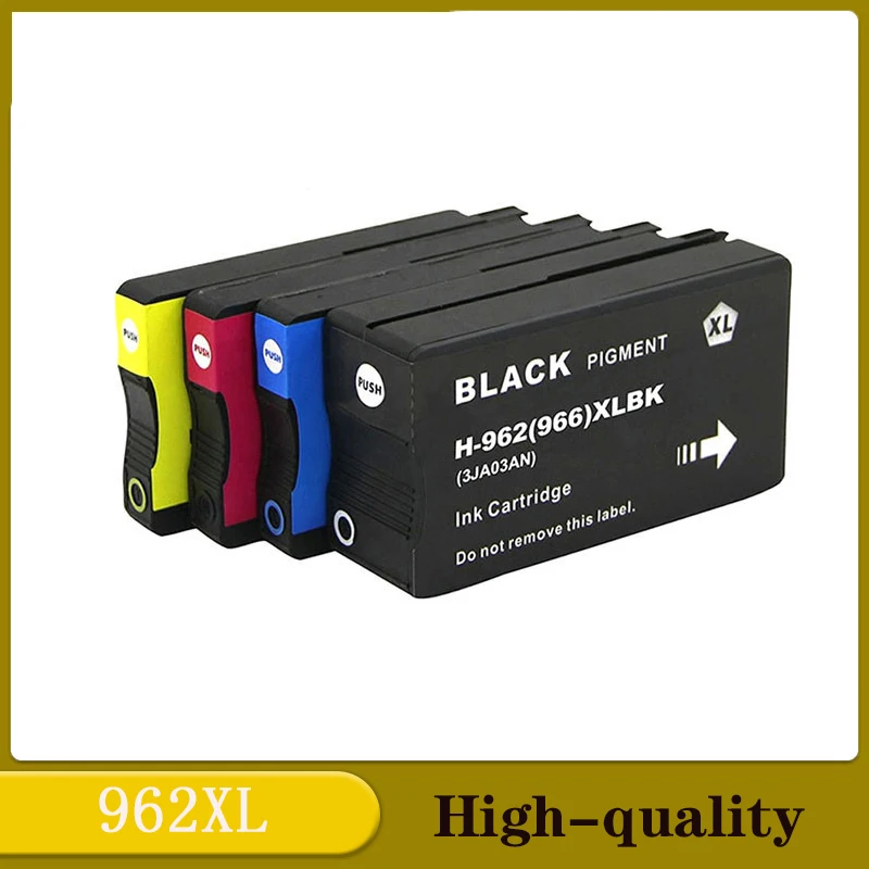 4Color 962XL 966XL Replacement Compatible Color Inkjet Ink Cartridge For HP962 for HP OfficeJet Pro 9015 9020 9025 Printer