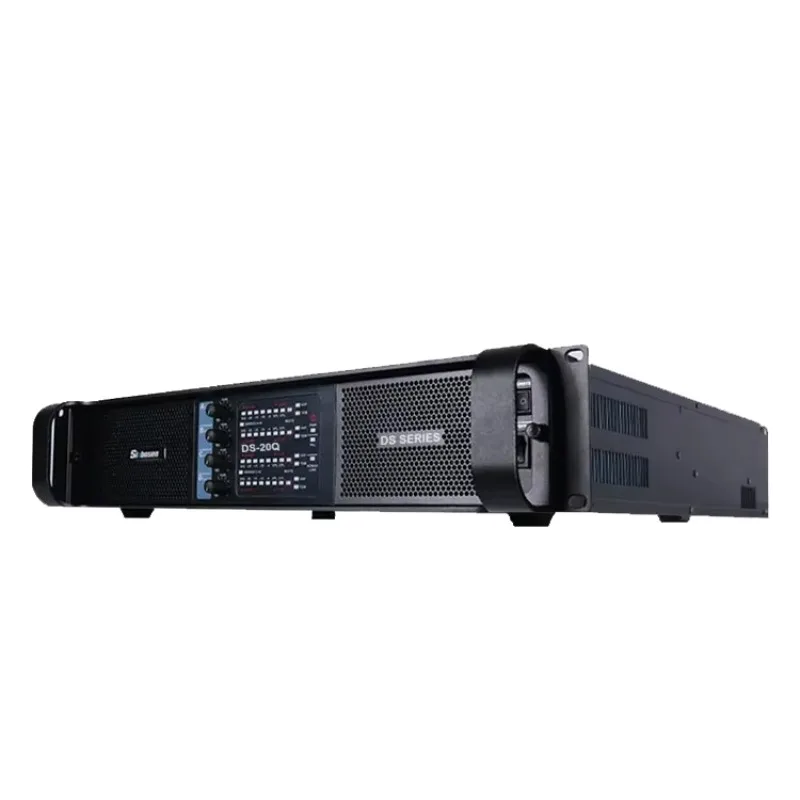 2025/DS-20Q عالية الطاقة dj الصوت 4 قناة الصوت المهنية 2000 واط مكبر كهربائي كاريوكي