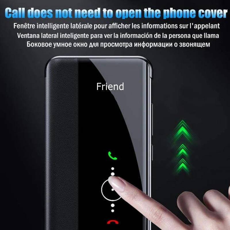 Smart Phone Case For Samsung Galaxy S23 S22 S21 S20 FE S8 S9 S10 Plus  Leather Flip View Cases For Galaxy Note 20 20 Ultra Cover