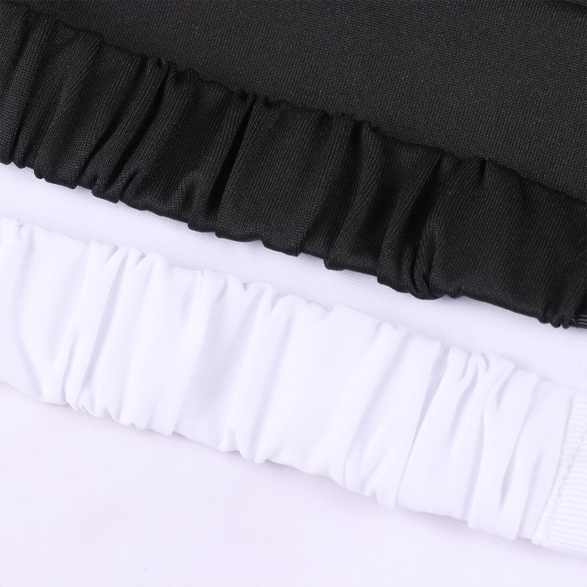 

Fitness Black Adjustable Elastic Headpiece With Painting Pattern Elastic Polyester Yoga Headb Sweatb s for SportsSPA Makeup