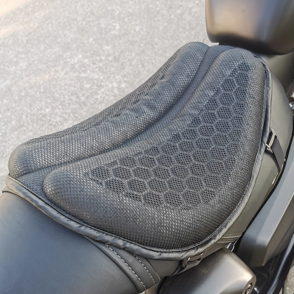 3D voštinová Seat polštářek prodyšné 3D motorka gel blok otřes absorpce pohodlné motorka Seat blok motorka příslušenství