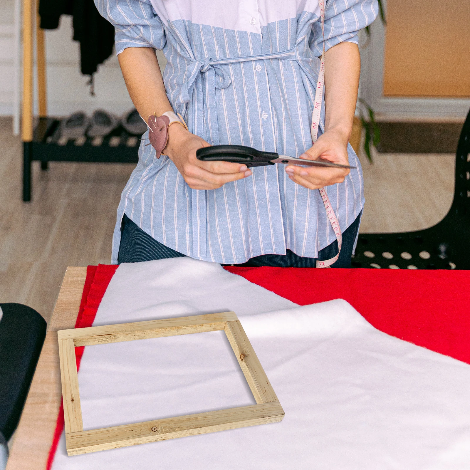 

Screen Printing Frame Wooden DIY Frame Reusable Practical Screen Silk Printing Starter Tool for Crafts DIY Supplies