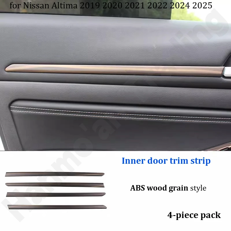 

Для Nissan Altima 2019 2020 ~ 2025 декоративная полоса внутренней дверной панели/наклейка на подъемную панель стекла/аксессуары для модификации
