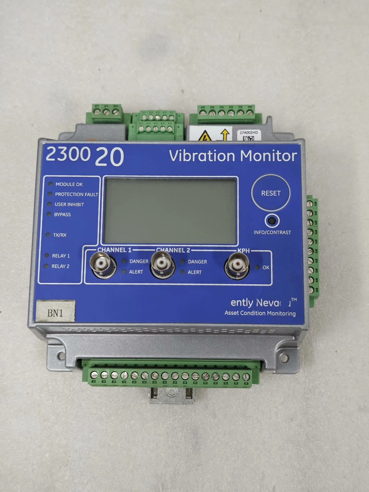 Modulo monitor vibrazioni originale 2300/20-CN per Bently 2300/20-CN