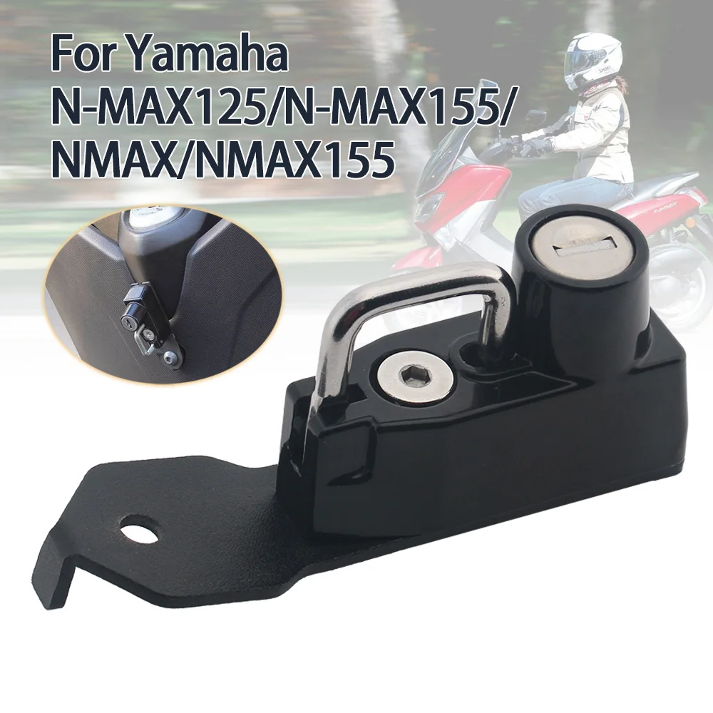 Helmet Lock Kit Motorcycle Helmets Security Anti-Theft Locks Rust-Proof Fits For Yamaha N-MAX125 NMAX125 N-MAX155 N MAX NMAX155