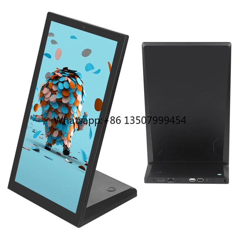 

14 Inch L Shape Vertical Screen Tablet 14 Inch Digital Signage WIFI POE Bluetooth Android Tablet for Restaurant Ordering Display