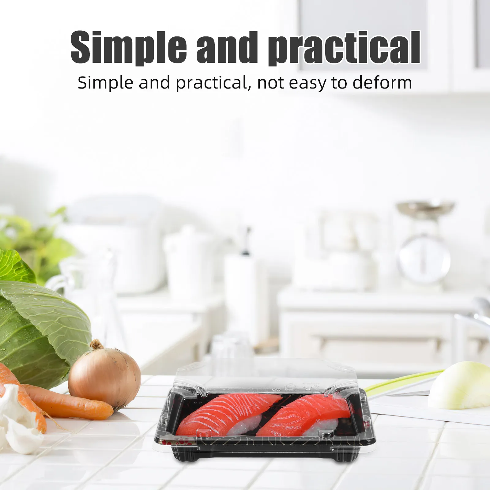 50Pcs Japanese Style Sushi Con - Meal Prep Japanese Food recension och pris