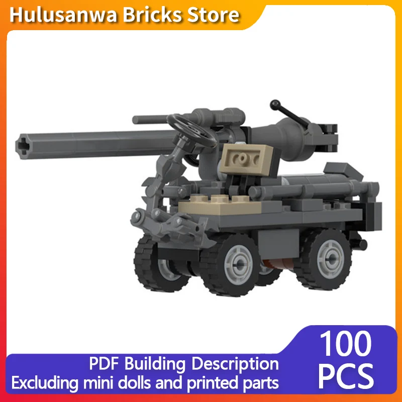 

M274 Truck With M40 Rifle Model MOC Building Bricks War Equipment Modular Technology Gifts Holiday Assemble Children Toys Suit