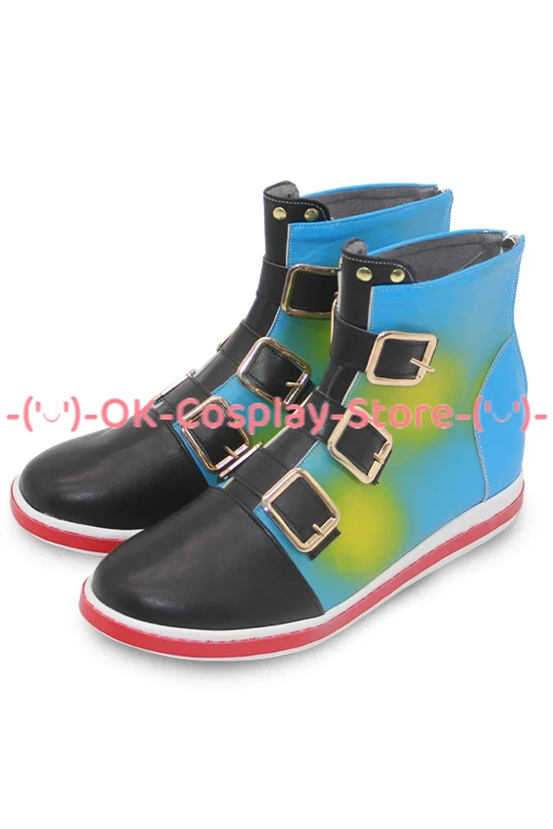 Air Shakur Cosplay Schoenen Spel Mooie Derby Cosplay Rekwisieten Pu Lederen Schoenen Halloween Carnaval Laarzen Op Maat Gemaakt