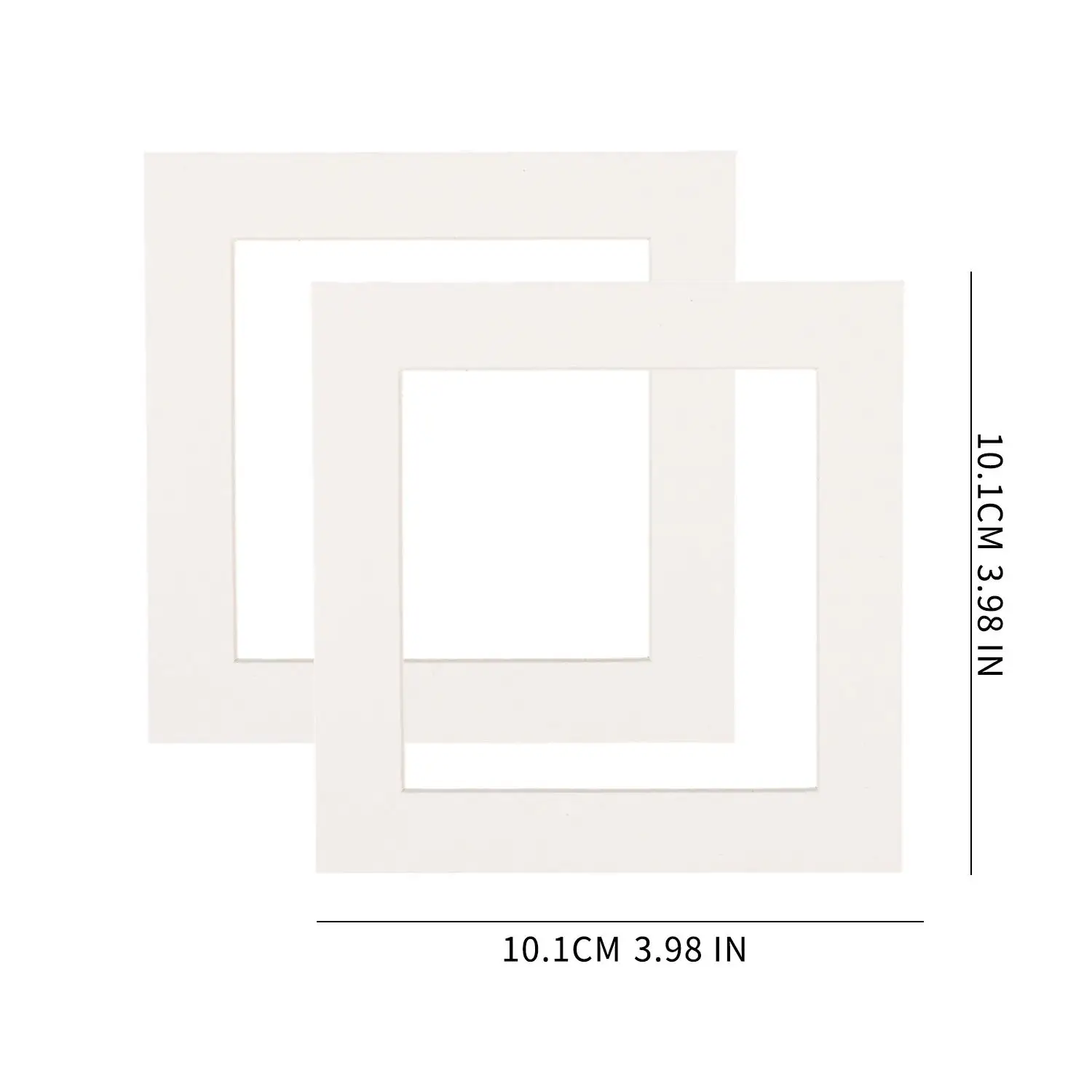 10/2x White Photo Mat Set Picture Mounts For Frames
