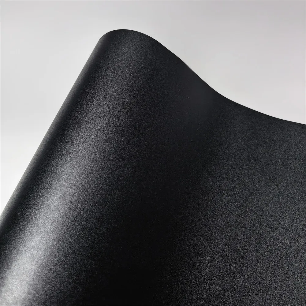 

Матовая черная виниловая пленка с эффектом матового стекла, самоклеящаяся, с каналами для отвода воздуха, для автомобиля, мотоцикла, DIY наклейка-деколь