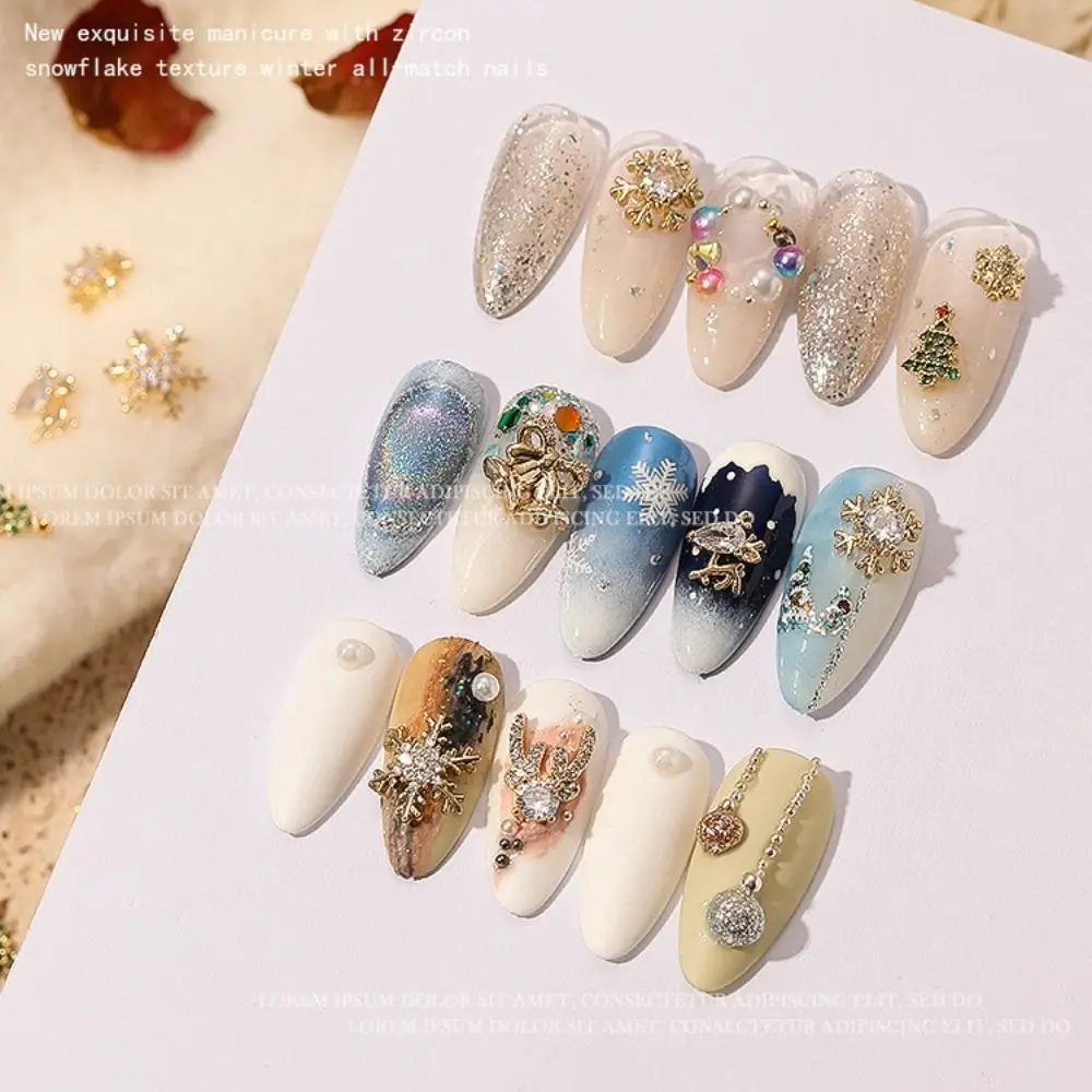 Decoration DIY Material Nail Design Manicure Accessories Nail Jeweley Nail Pendants Christmast Nail Charms Nail Rhinestones