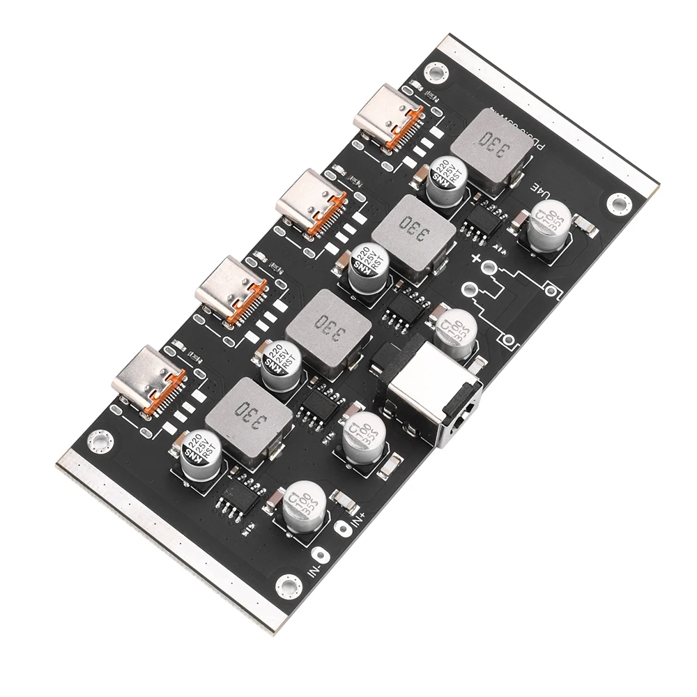 4 sposoby 65W szybkie ładowanie moduł ładowania płyta ochronna interfejsu DC do interfejsu 4way typu C dla protokołów PD/QC 3.0 2.0 itp