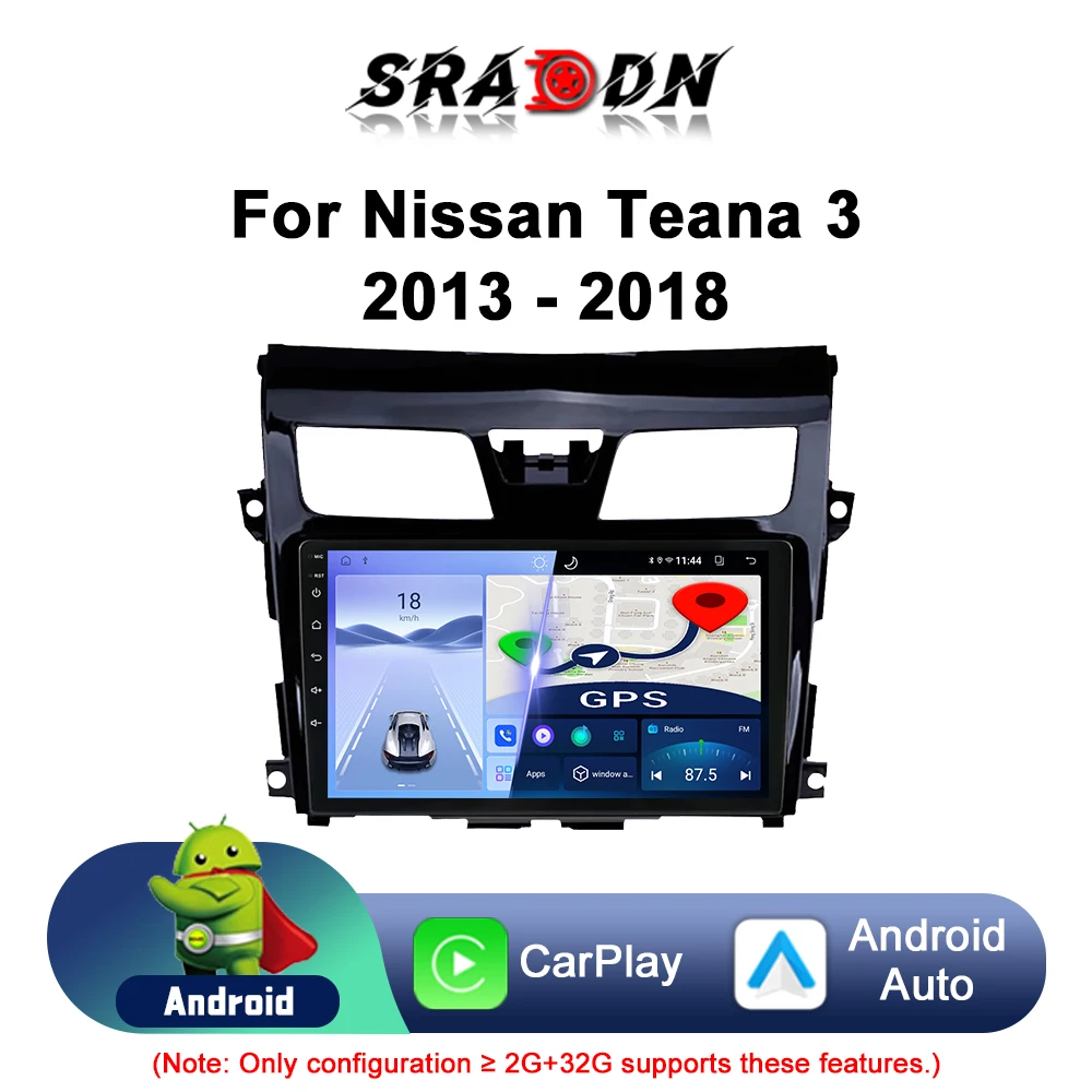 

For Nissan Teana Altima 3 J33 2013-2018 Car Radio Android Automotive Multimedia Player GPS Navigation Carplay Screen Auto Stereo