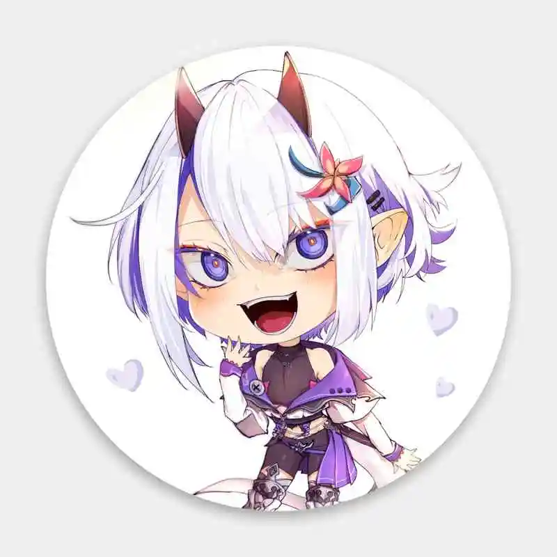 Whale Taylor Ch VTuber Anime Badge spilla anchor periferiche Pin regalo per amico Cartoon latta accessori personalizzati