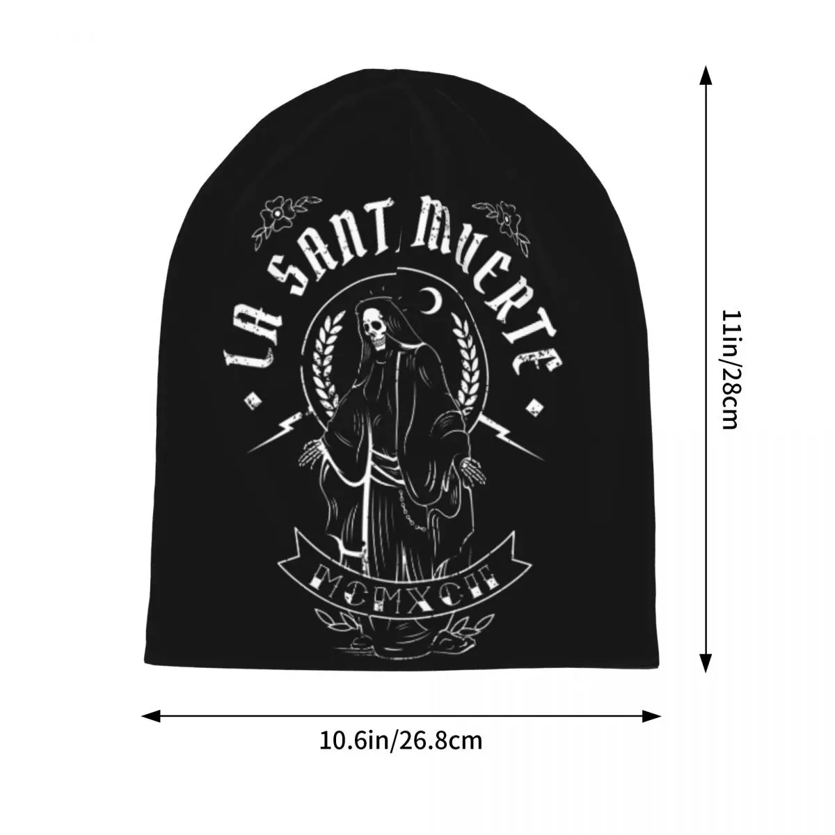 La Santa Muerte Thin Skullies Beanies Outdoor Caps For Men Women Sons Of Anarchy TV Ski Caps Bonnet Hats