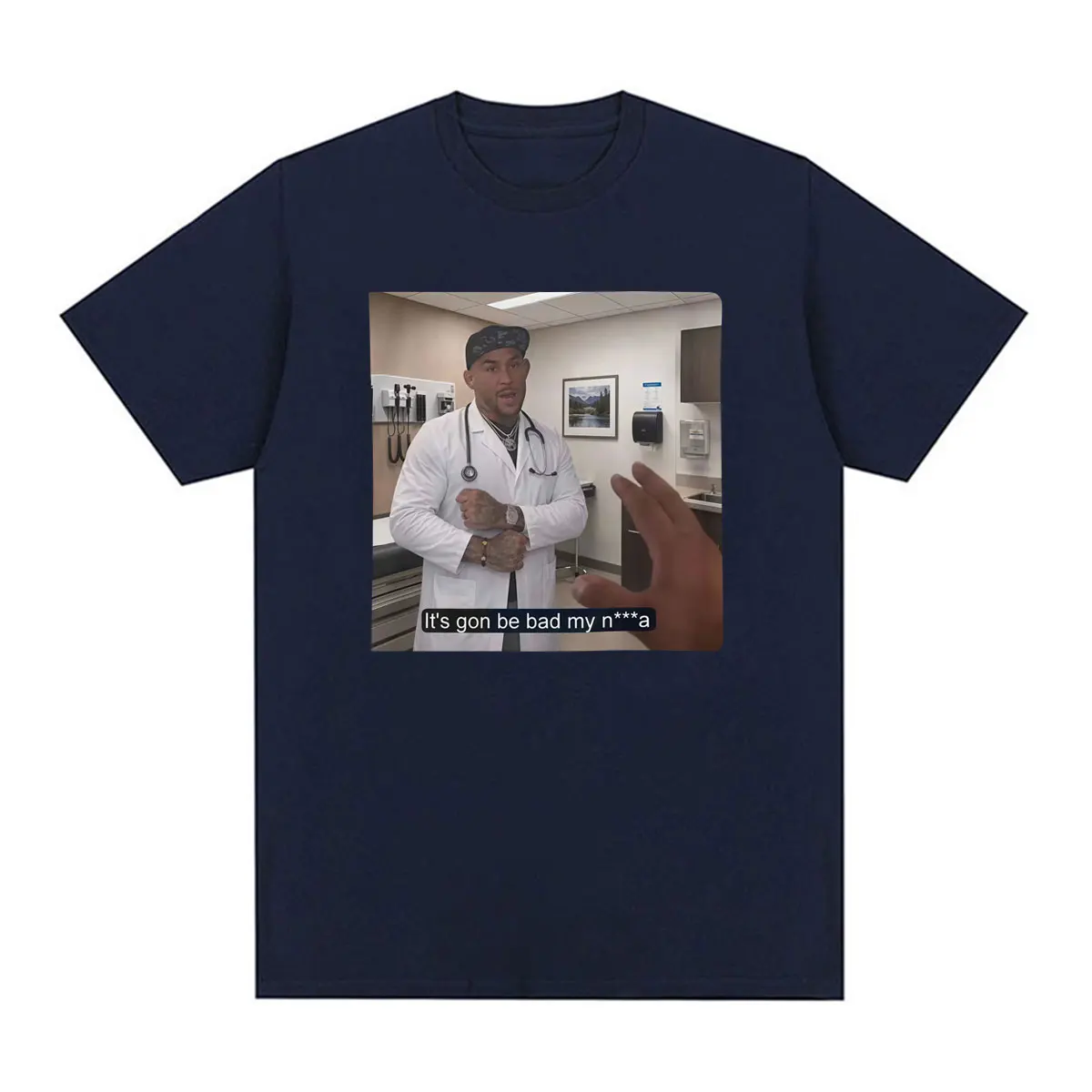 Dr. Diamond Parody Vintage Graphic T Shirt Funny Dustin Poirier Meme Tee Shirt Men Women Fashion Retro Gothic T-shirt Streetwear
