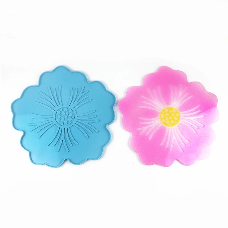 Camellia Coaster Kitchen Accessories Chocolate Silicone Mold For Baking Fondant Sugar Pastry Of Cake Decorating