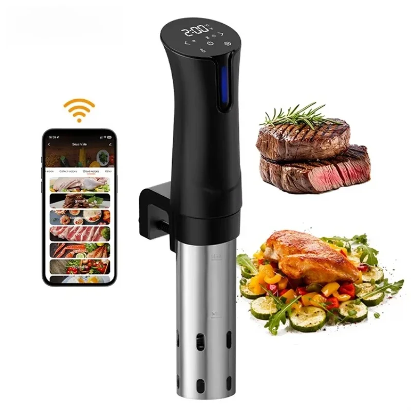 

850W/1100W Smart Kitchen Appliance Sous Vide Cooker Waterproof Wifi App Control Low Temperature Slow Cooker