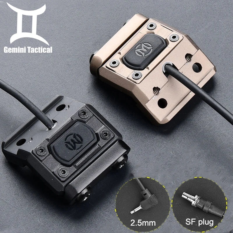 

New Tactical Metal ModButton Remote Pressure Switch For M300 M600 20mm Picatinny Rail Airsoft Gun Weapon Scout Light Swicth