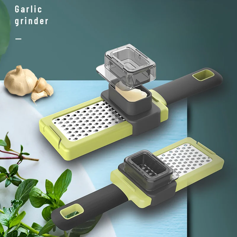 Kitchen Novel Garlic Crusher Ginger Grinding Grater Planer Slicer Chopper Kitchen Gadgets Accessories Home-Appliance