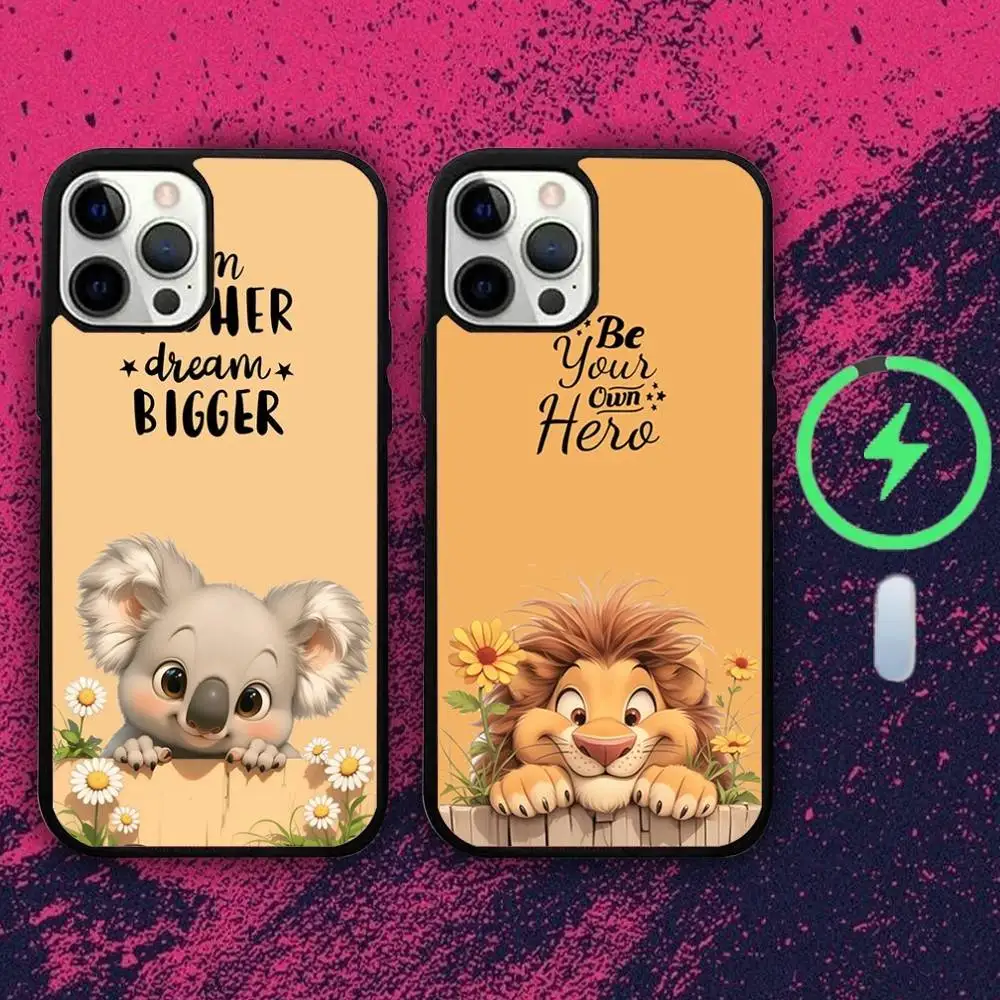 

P-Peeping Cartoon Animal Phone Case For iPhone 16e,16,15,14,13,12,11,Plus,Pro,Max,Mini Magsafe Magnetic Wireless Charging