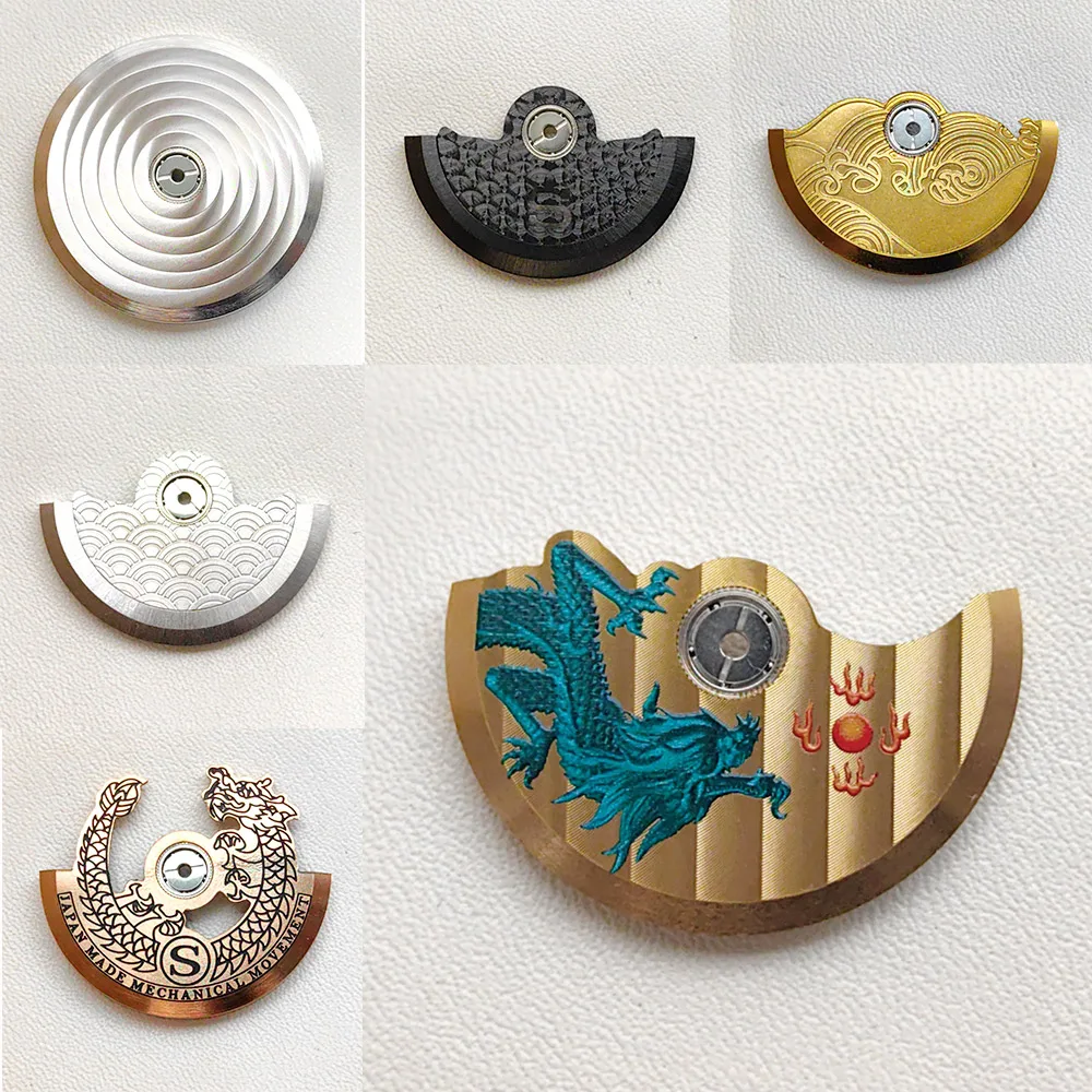 NH35 Movement Rotor Movement Pendulum Fit for NH38 NH39 4R35 7S26 NH35 Movement Pendulum Oscillating Weight Hammer Parts