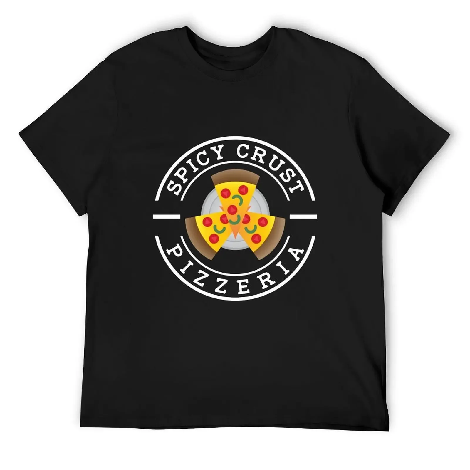 

Spicy Crust Pizzeria (SCP front) T-Shirt sweat anime cotton graphic tees mens graphic t-shirts funny
