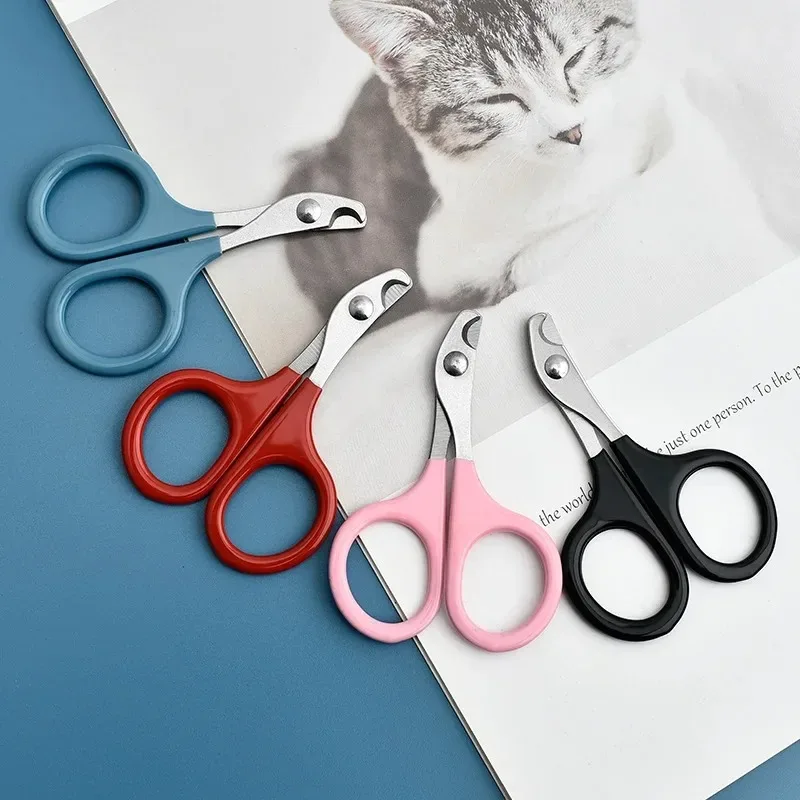 1/3 Pcs Household Stainless Steel Cat Claw Scissors Pet Nail Clippers Dog Grooming Tools Cat Nail Trimming Supplies
