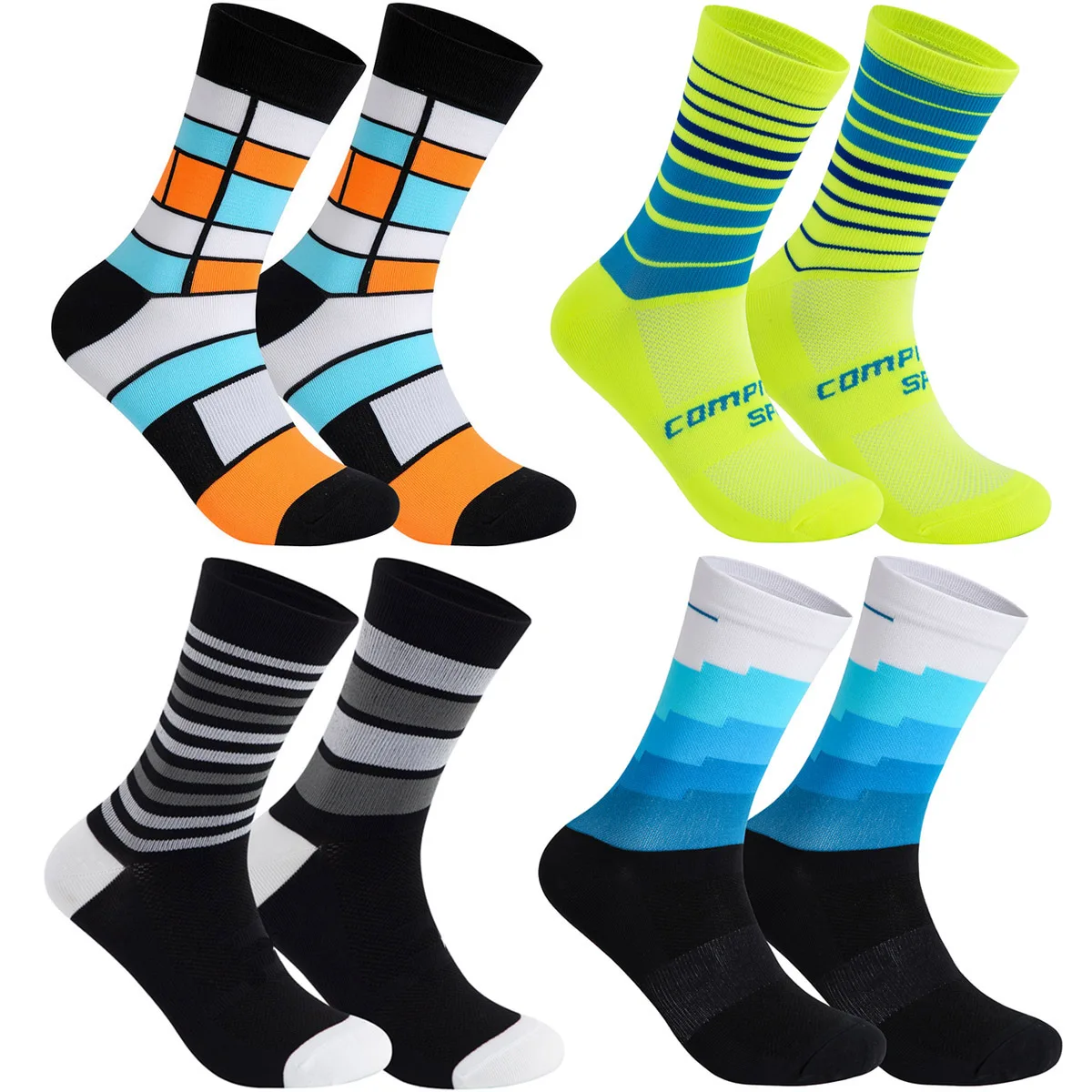 23 Colors Bike Socks Comfortable Running Cycling Socks High Quality Road Bicycle Socks