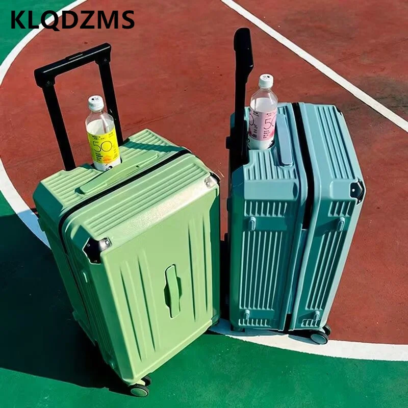 KLQDZMS-الأمتعة مع عجلات ، صندوق الصعود ، حقيبة دوارة ، سعة كبيرة ، حقيبة ترولي للسيدات ، الرجال والسيدات ، القيمة المطلقة والكمبيوتر ، 20 بوصة ، 22 بوصة ، 24 بوصة ، 26 بوصة ، 28 في