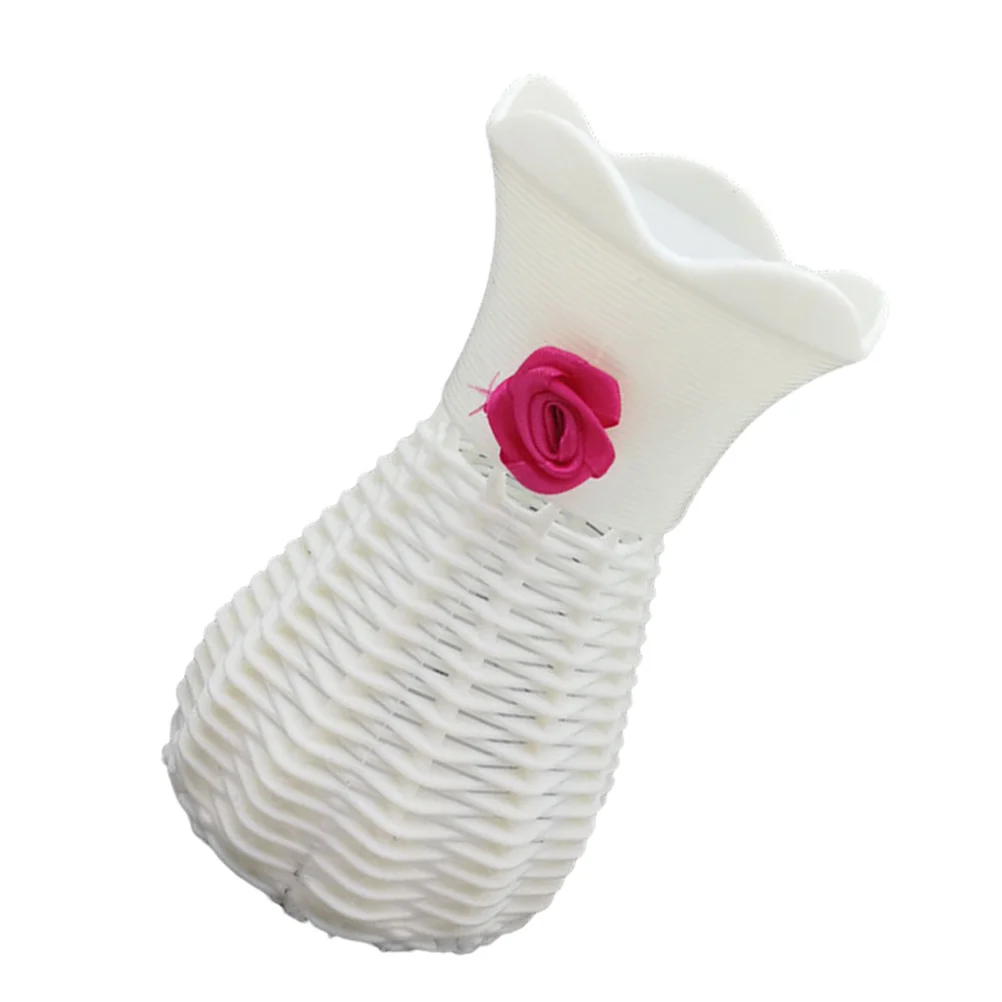 

Plastic Flower Basket Hollow Design Ventilation Home Wedding Decoration Lovers Friends Gifts Random Style