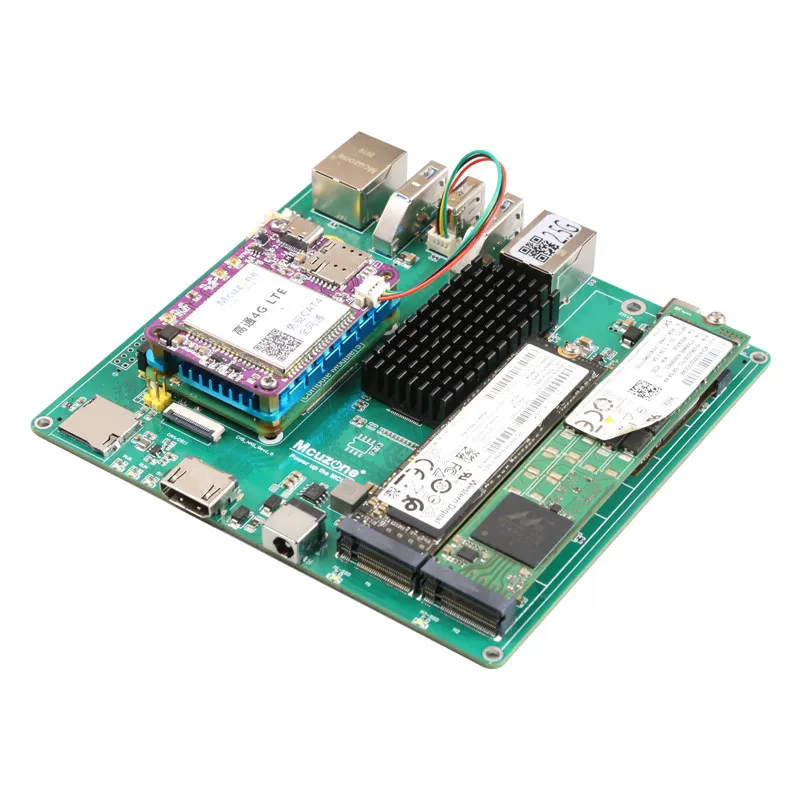 Raspberry Pi CM5 NAS Expansion Board Network Disk Triple M2 M-Key NVME 2.5G Gigabit Ethernet PCIe