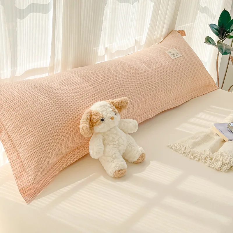 

Long Dakimakura Cotton Pillow Cover 150 Body Pillowcase Sleeping Cushion Decorative Room Decor Bed Throw Case Soft Breathable