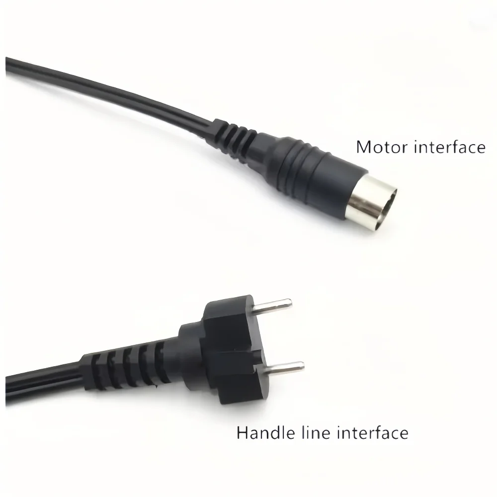3핀 6mm 9mm 강력한 210 204 90 105L 102L 마라톤 핸드피스 전원 케이블 전기 네일 드릴 액세서리 매니큐어 기계용
