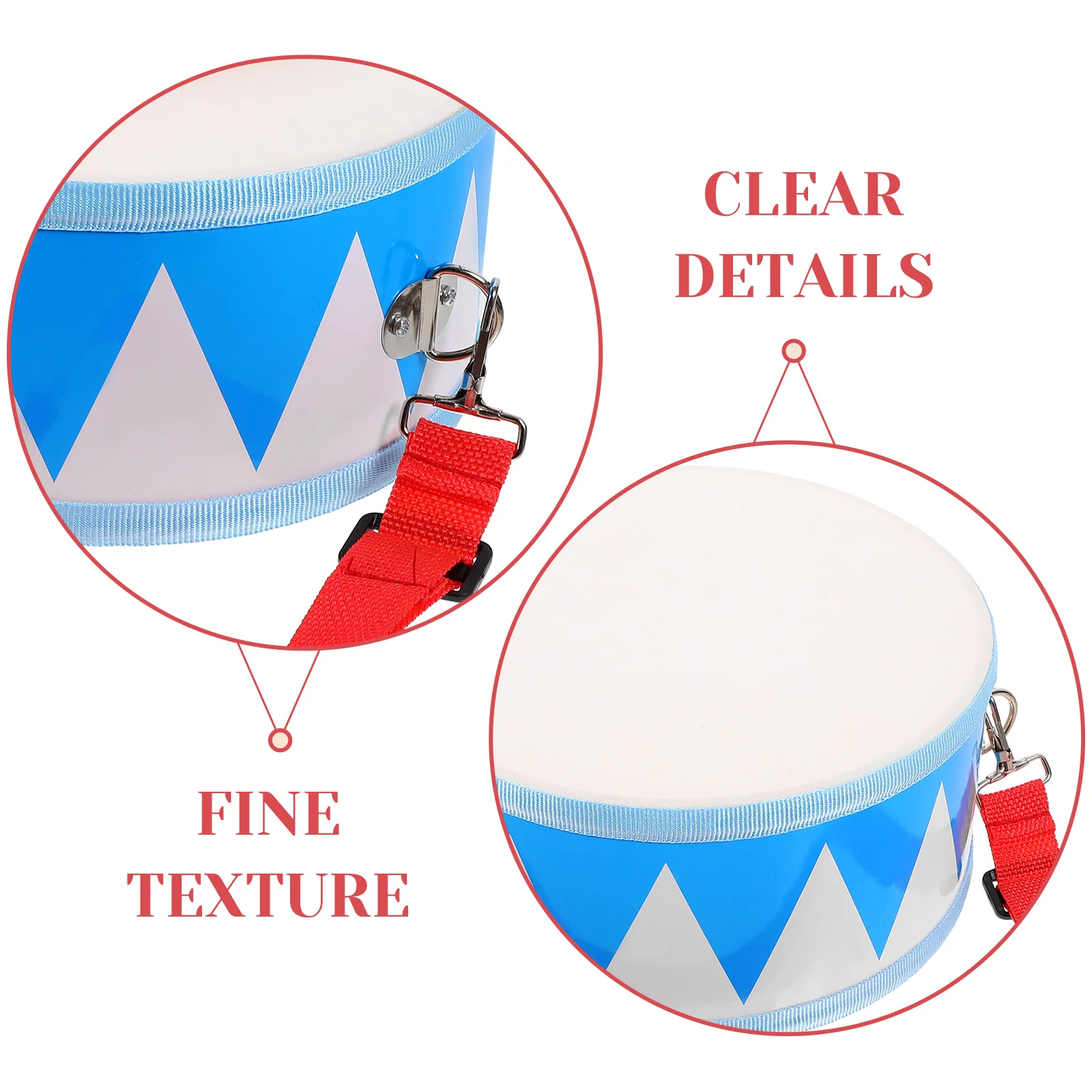 1 مجموعة طفل مجموعة طبلة خشبية للأطفال كمين طبل الطفل أداة عزف موسيقى التعليمية إيقاع التعلم أداة #4
