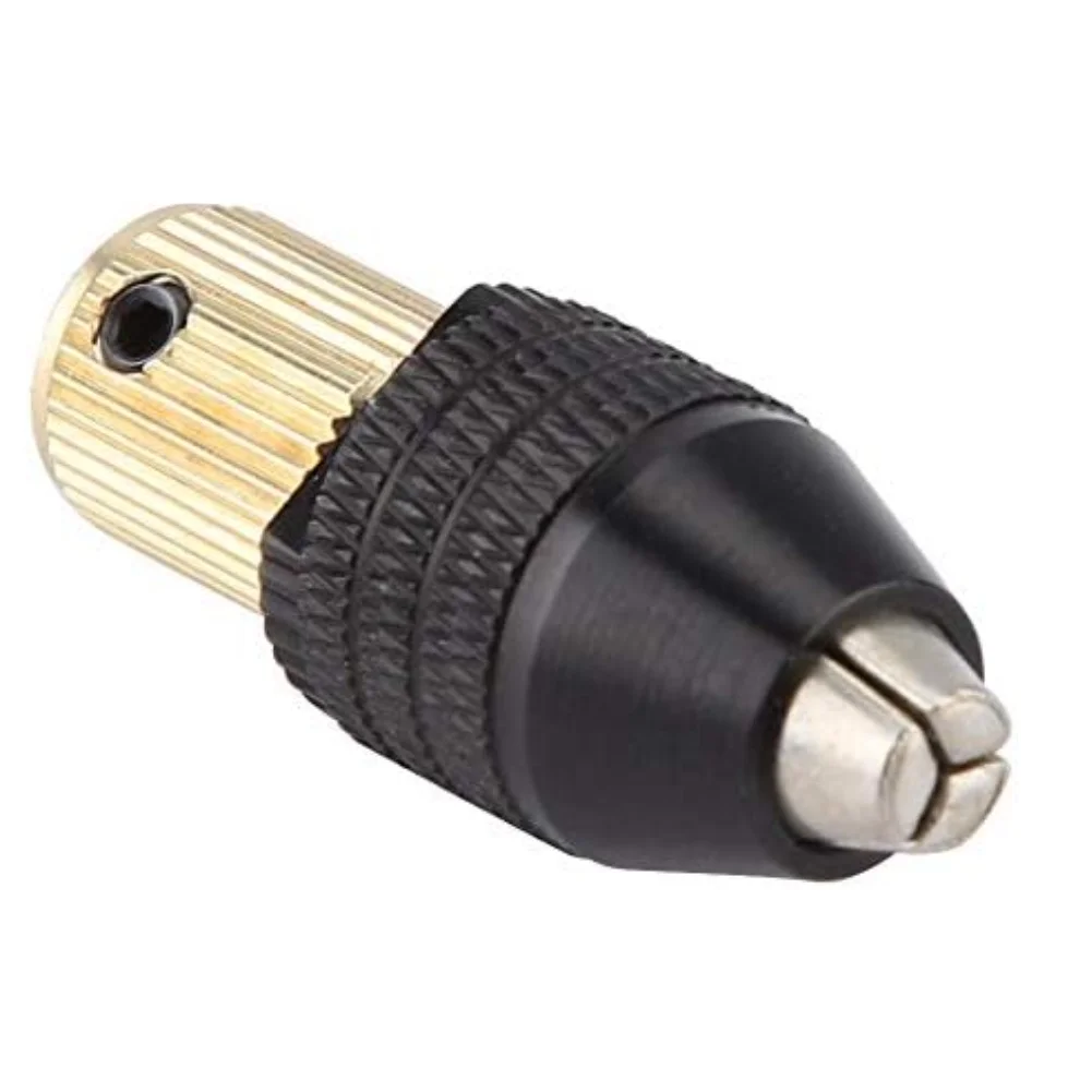 Metal Drill Chuck 0.3-3.4mm Self Tightening Keyless Collet For Mini Drills Electric Grinders Polishing Grinding Hand Tools