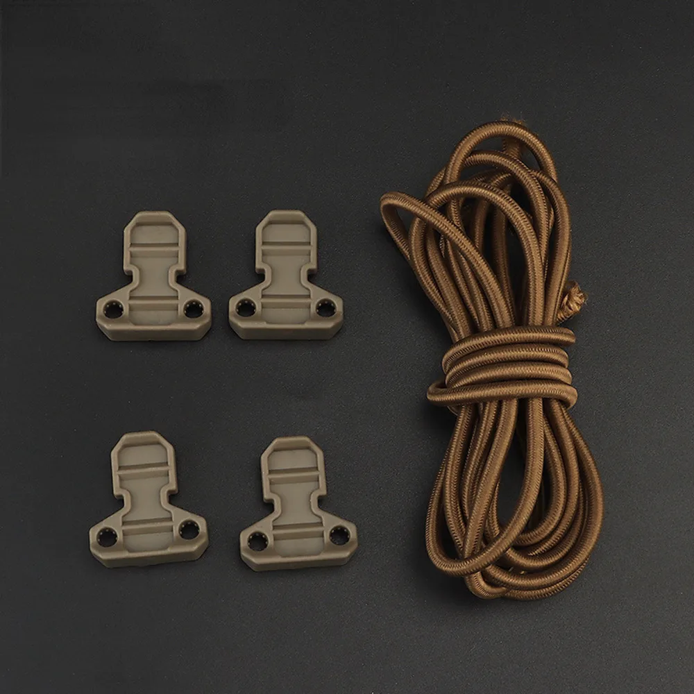 Correas retención elásticas nailon táctico Airsoft - imagen 5