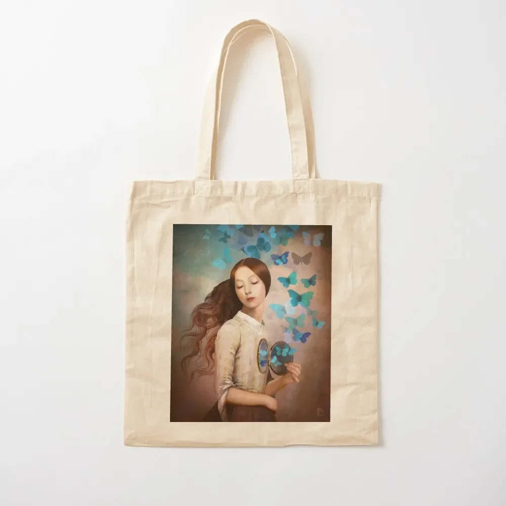 

Set Your Heart Free Tote Bag tote woman canvas shopping bags foldable Custom