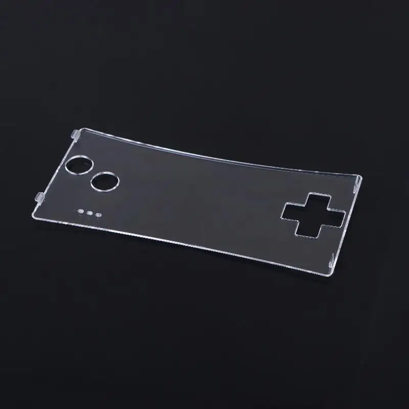 For Gameboy Micro Transparent Clear Front Faceplate Cover For GBM System Front Shell Case & Protective Film Accessories