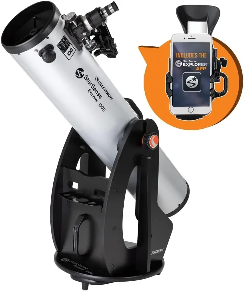 – Explorer 8-inch Smartphone App-Enabled Telescope – Works with App to Help You Find Neb