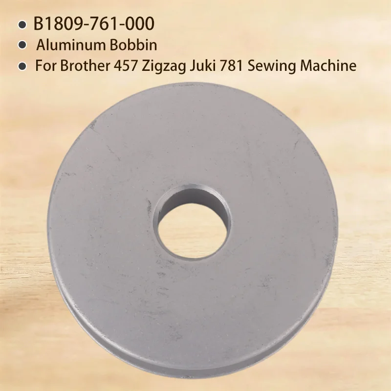 100PCS Aluminum Bobbin Thread Core with Large Slope for Brother 457 Zigzag Juki 781 Flat Head Buttonholing Sewing Machine